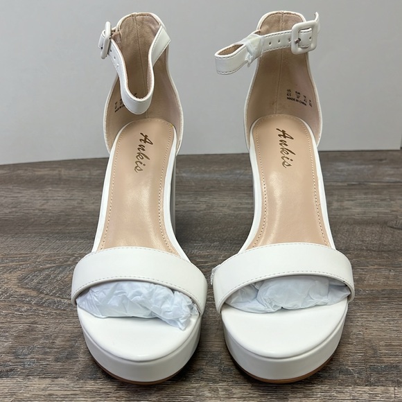 NEW Ankis Platform 4” Chunky Heels FST2201 Size 6.5 - Picture 2 of 12